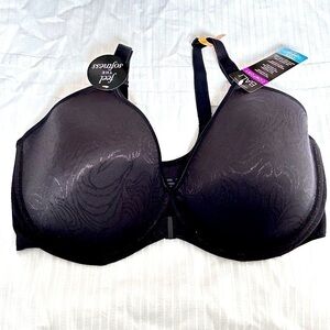 BRA 40DD Bali Black 3P66 Underwire Front closure Fully Adjustable 3443 AF